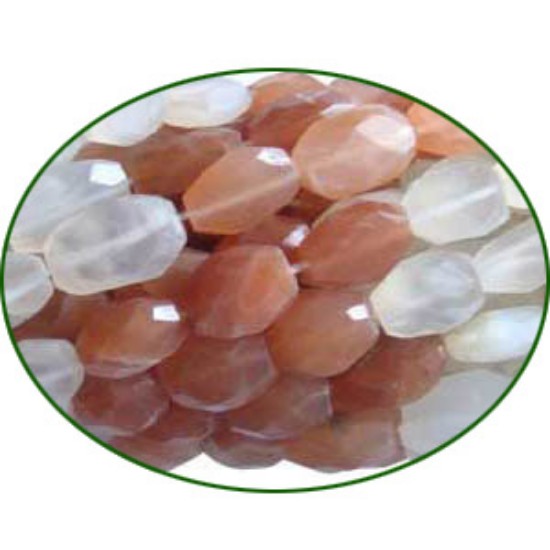 Picture of Fine Quality Mutli Moonstone Faceted Oval, size: 7x9m to 8x12mm
