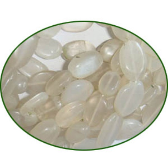 Picture of Fine Quality White Moonstone Oval, size: 7x9mm to 8x10mm