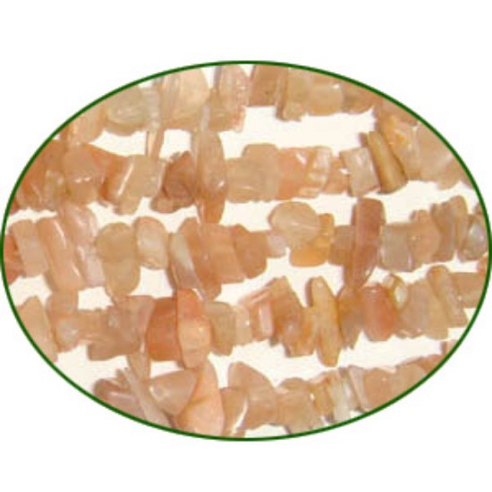 Picture of Fine Quality Moonstone Peach Uneven Uncut Chips, size: 3mm to 6mm