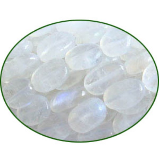 Picture of Fine Quality Rainbow Moonstone Plain Oval, size: 5x7mm to 7x9mm