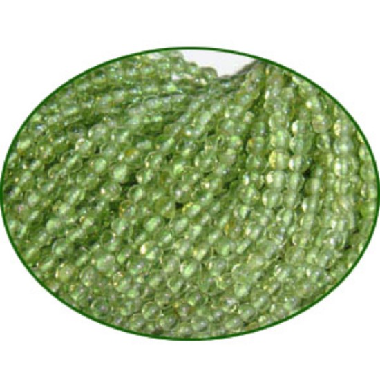 Picture of Fine Quality Peridot Plain Round, size: 3mm