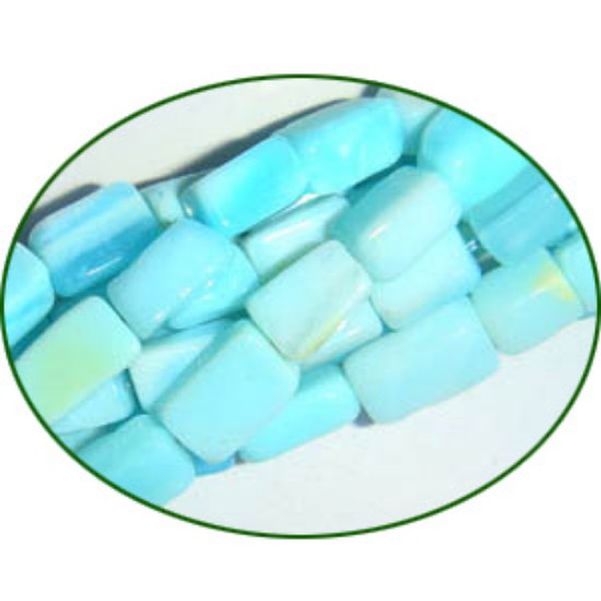 Picture of Fine Quality Peruvian Opal Plain Brick, size: 5x6mm to 5x8mm