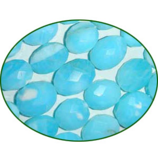 Picture of Fine Quality Peruvian Opal Faceted Oval, size: 11x15mm to 15x21mm