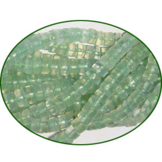 Picture of Fine Quality Prehnite Plain Tyre Wheel, size: 5mm to 7mm