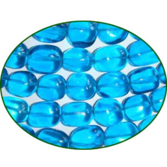 Picture of Fine Quality Blue Quartz Tumble, size: 12mm to 14mm
