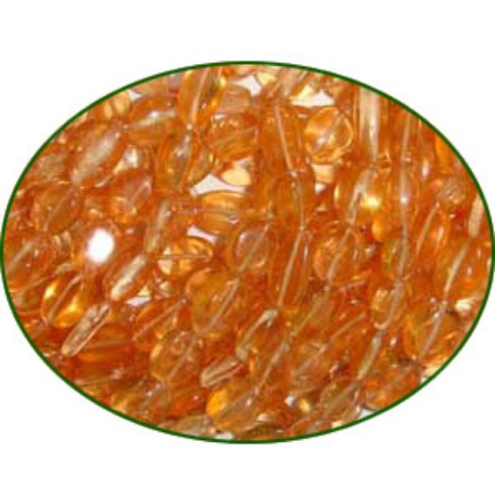 Picture of Fine Quality Orange Sapphire Quartz Oval, size: 7x9mm to 9x11mm