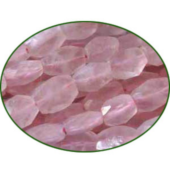 Picture of Fine Quality Rose Quartz Faceted Oval, size: 6x8mm to 8x10mm