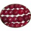 Picture of Fine Quality Ruby Dyed Faceted Roundel, size: 9mm to 10mm