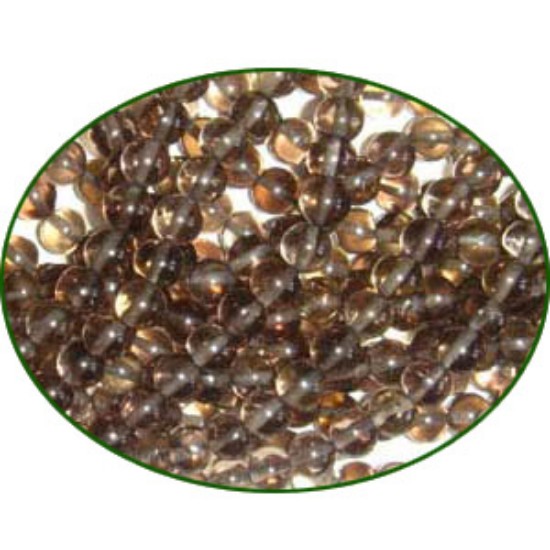 Picture of Fine Quality Smoky Topaz Plain Round, size: 5mm