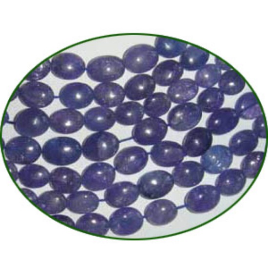 Picture of Fine Quality Tanzanite Plain Smooth Oval, size: 4x5mm to 4x7mm