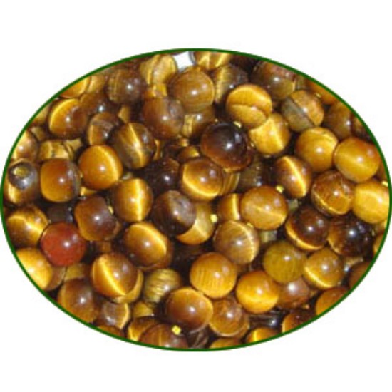 Picture of Fine Quality Tiger Eye Plain Round, size: 5mm