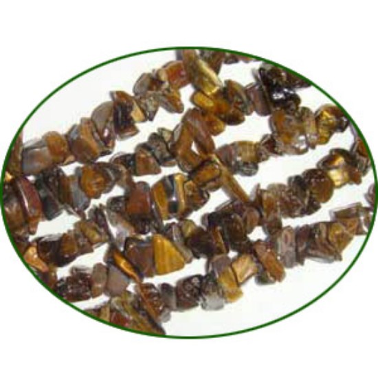 Picture of Fine Quality Tiger Eye Uneven Uncut Chips, size: 3mm to 6mm