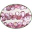 Picture of Fine Quality Pink Topaz Faceted Drops, size: 7mm to 8mm