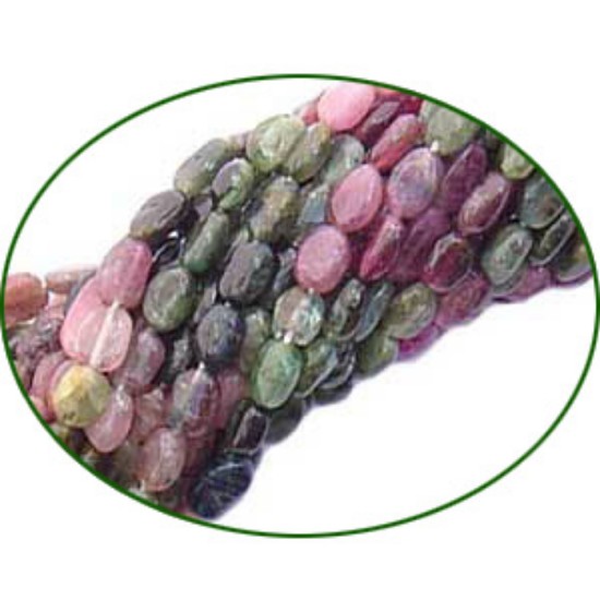 Picture of Fine Quality Multi Tourmaline Oval, size: 6x8mm to 7x9mm