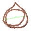 Picture of 5 Mukhi (five face), size: 4.5mm, natural color rudraksha beads string (mala), without dyeing