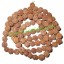 Picture of 5 Mukhi (five face), size: 12mm, natural color rudraksha beads string (mala), without dyeing